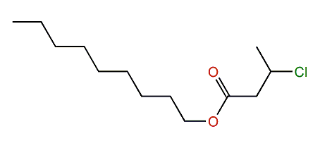 Nonyl 3-chlorobutanoate